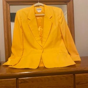 Yellow blazer size 12